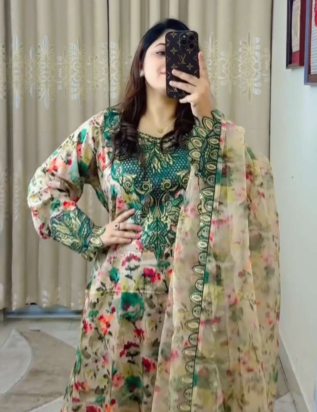 এমব্রয়ডারি থ্রি পিস